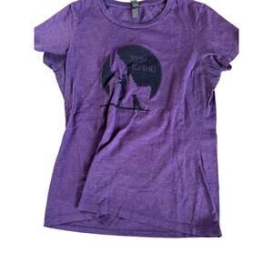 District Made SUP Idaho Paddle Board Purple Graphic Tee - Short Sleeve